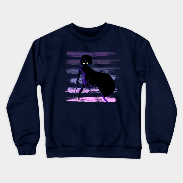 Dark Lady (front and back) Crewneck Sweatshirt by Bongonation